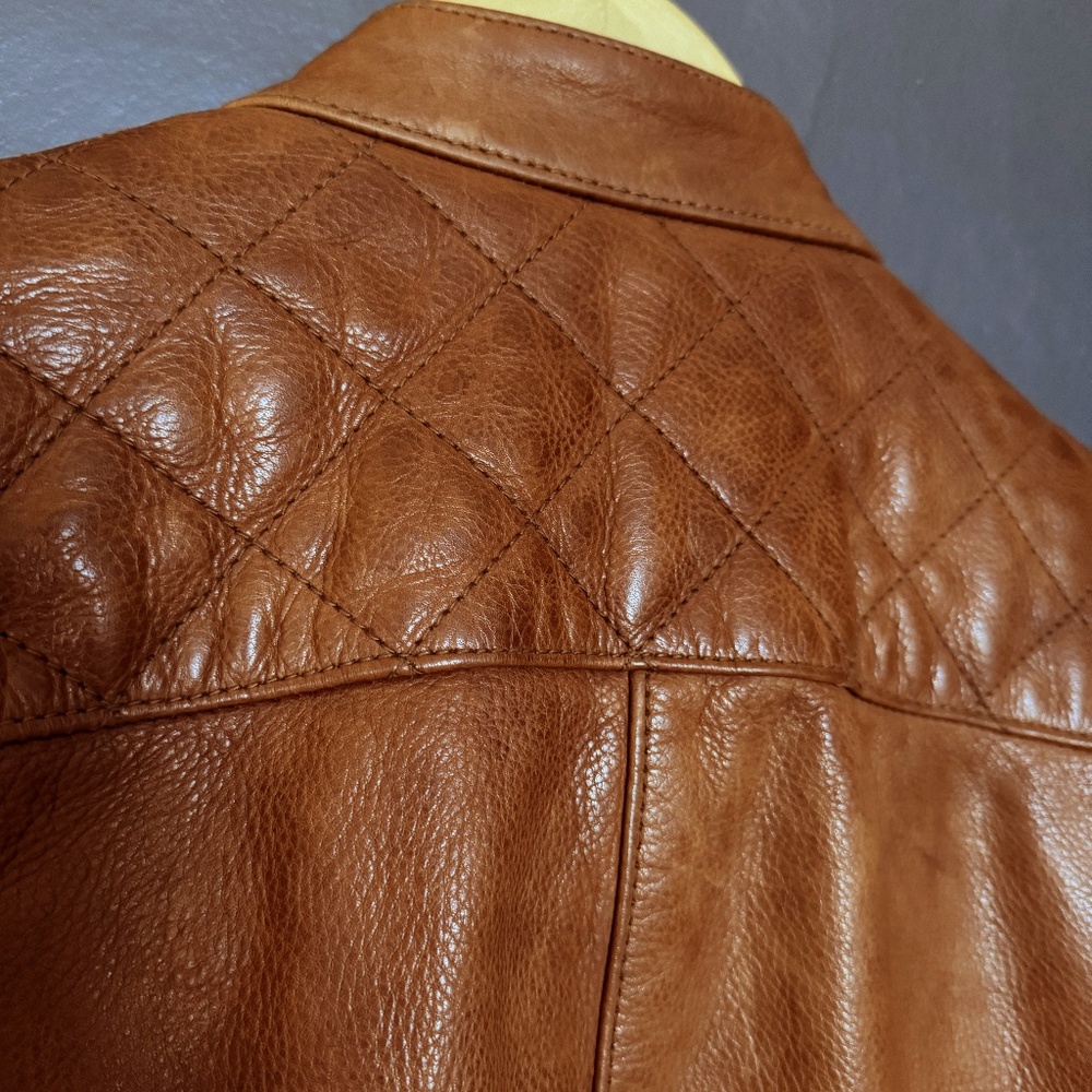 Iron & Resin Elsinore Leather Jacket with Japanese Wool Blanket Liner - Picture 10 of 10